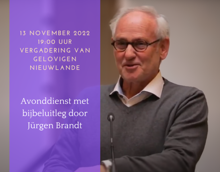 Avonddienst met Jürgen Brandt