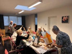 Schilder workshop @ VVG NIeuwlande